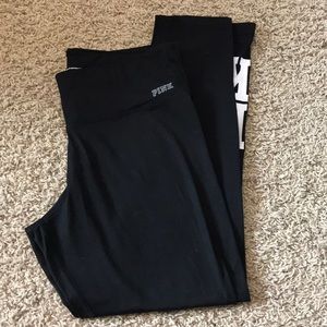 High waisted cropped leggings